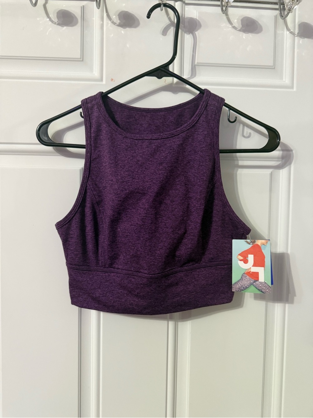 Target Purple Women's Sports Crop Tank Bra